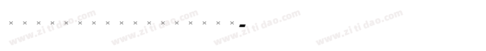 VeroneseExtraBold字体转换