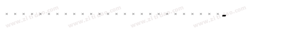 VeroneseExtraBoldCondensed字体转换