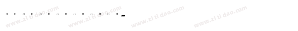VeroneseMedium字体转换