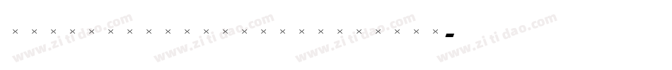 VeroneseMediumCondensed字体转换
