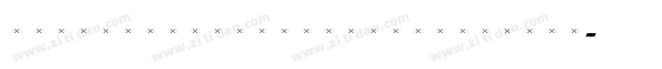 VeroneseExtraBoldCondensed字体转换