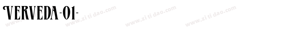 Verveda-01字体转换