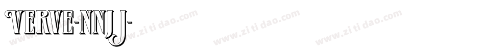 Verve-nnjJ字体转换