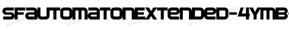 SfAutomatonExtended-4ymB字体转换 SfAutomatonExtended-4ymB字体转换