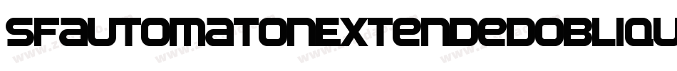 SfAutomatonExtendedOblique-g2oq字体转换 SfAutomatonExtendedOblique-g2oq字体转换