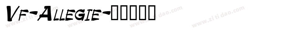 Vf-Allegie字体转换