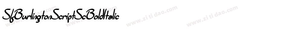 SfBurlingtonScriptScBoldItalic-4yxl字体转换 SfBurlingtonScriptScBoldItalic-4yxl字体转换