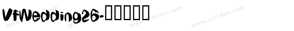 VfWedding26字体转换