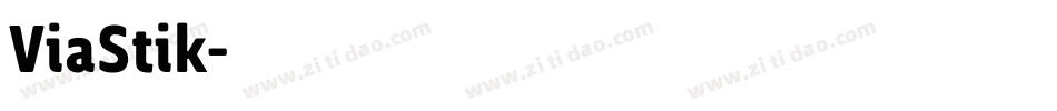 ViaStik字体转换