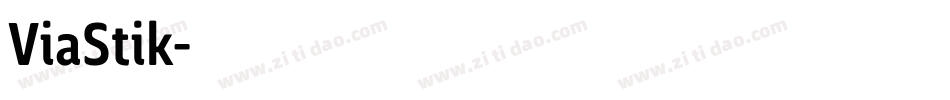 ViaStik字体转换