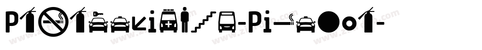 PedestriaMVB-PictOne字体转换