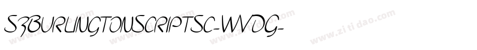 SfBurlingtonScriptSc-WVDG字体转换 SfBurlingtonScriptSc-WVDG字体转换