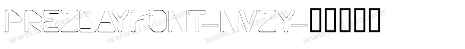 PrezDayFont-nvzY字体转换