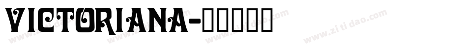 Victoriana字体转换