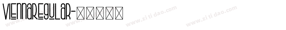ViennaRegular字体转换
