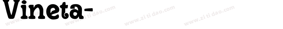 Vineta字体转换
