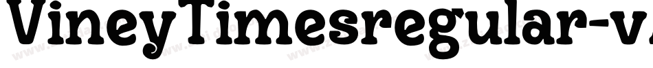 VineyTimesregular-vABM字体转换