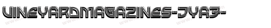 VineyardMagazines-Jya7字体转换