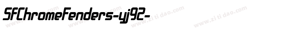 SfChromeFenders-yj9Z字体转换 SfChromeFenders-yj9Z字体转换