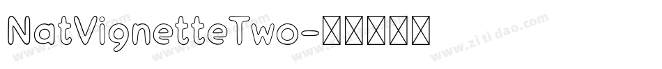 NatVignetteTwo字体转换