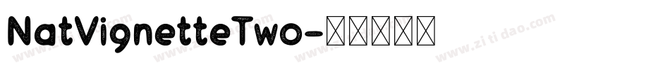 NatVignetteTwo字体转换