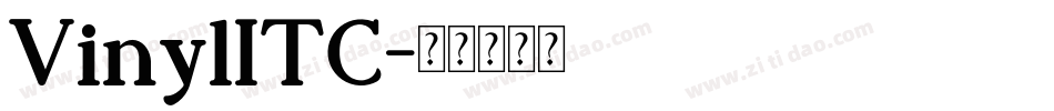 VinylITC字体转换