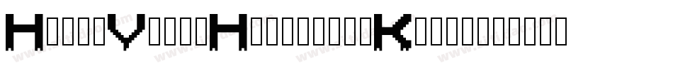 HyperViperHalftone-K77al字体转换
