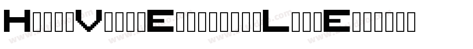 HyperViperExpanded-L337E字体转换