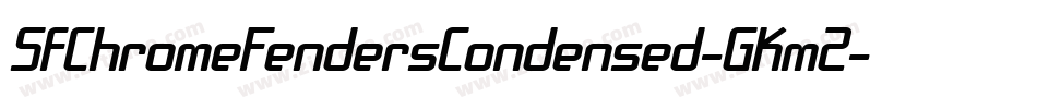 SfChromeFendersCondensed-GKmZ字体转换 SfChromeFendersCondensed-GKmZ字体转换