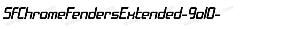 SfChromeFendersExtended-9ol0字体转换