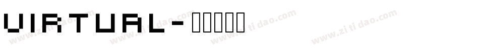 Virtual字体转换