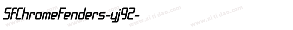 SfChromeFenders-yj9Z字体转换 SfChromeFenders-yj9Z字体转换