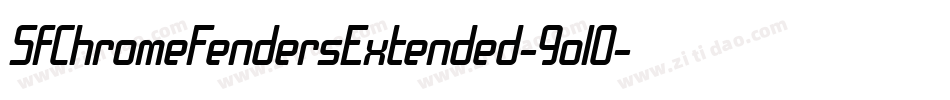 SfChromeFendersExtended-9ol0字体转换