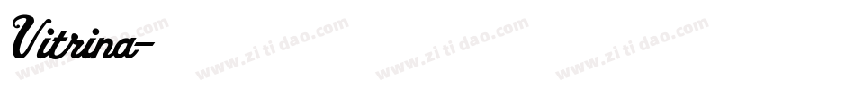 Vitrina字体转换