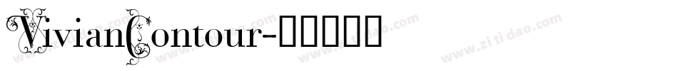 VivianContour字体转换