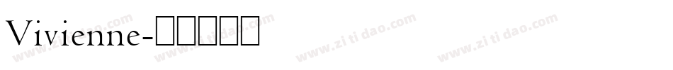 Vivienne字体转换