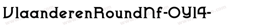VlaanderenRoundNf-OY14字体转换