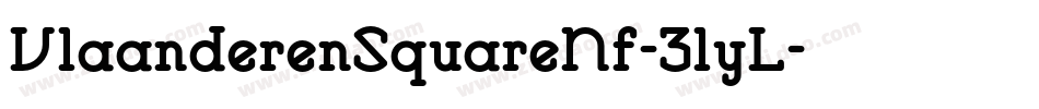 VlaanderenSquareNf-31yL字体转换