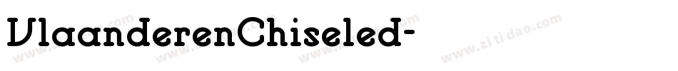 VlaanderenChiseled字体转换