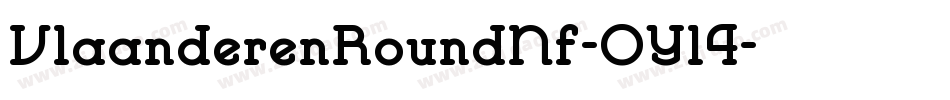 VlaanderenRoundNf-OY14字体转换