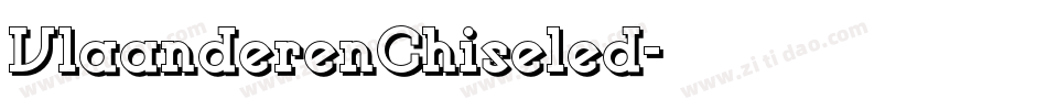 VlaanderenChiseled字体转换