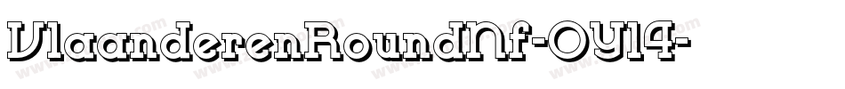 VlaanderenRoundNf-OY14字体转换