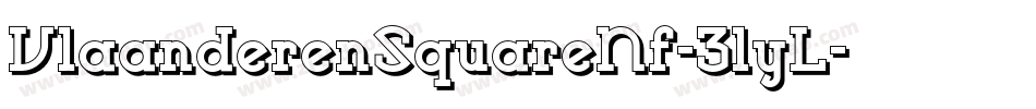 VlaanderenSquareNf-31yL字体转换