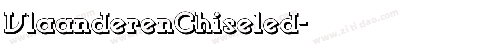 VlaanderenChiseled字体转换
