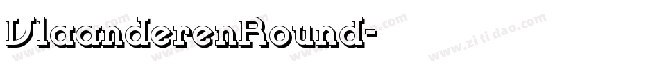 VlaanderenRound字体转换