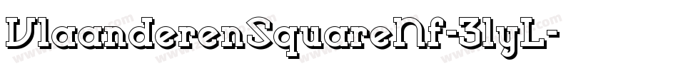 VlaanderenSquareNf-31yL字体转换
