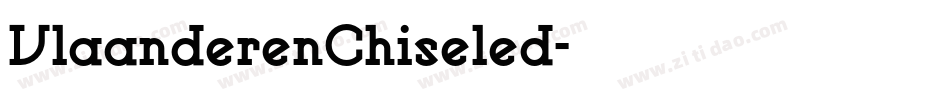 VlaanderenChiseled字体转换