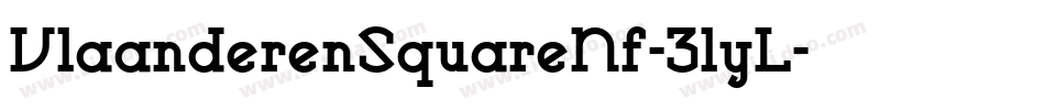 VlaanderenSquareNf-31yL字体转换