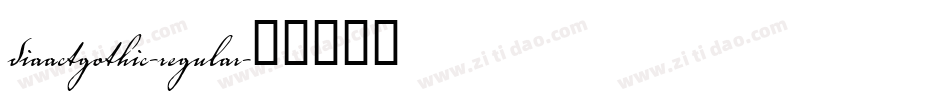 diaactgothic-regular字体转换