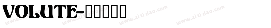 Volute字体转换